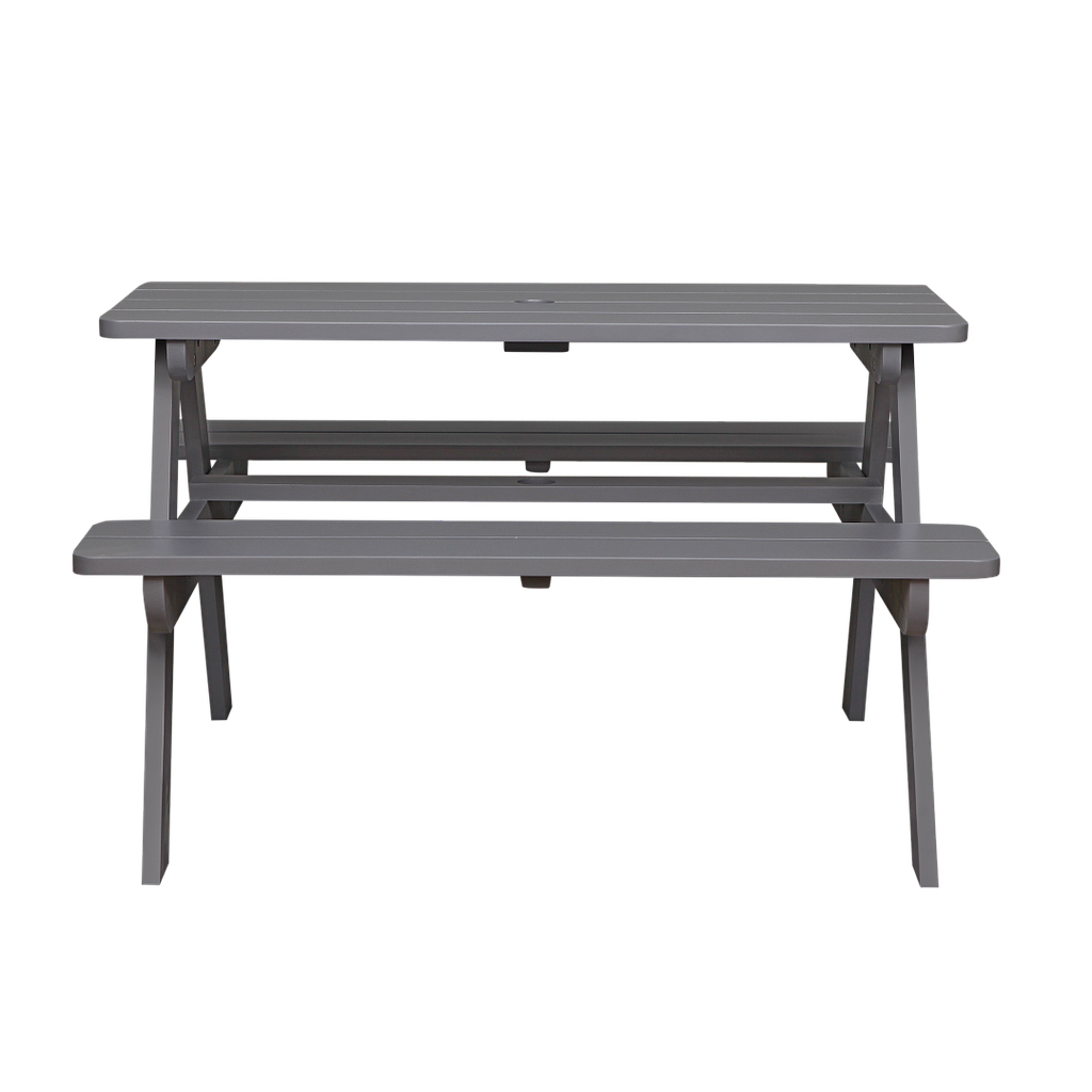 PICNIC - Kids Outdoor Table H55 - Pearl grey