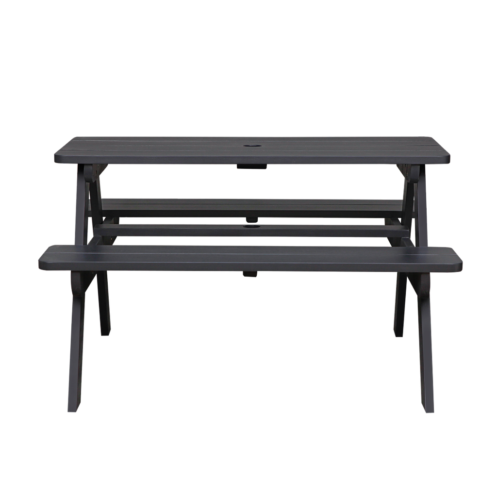 PICNIC - Kids Outdoor Table H55 - Charcoal grey