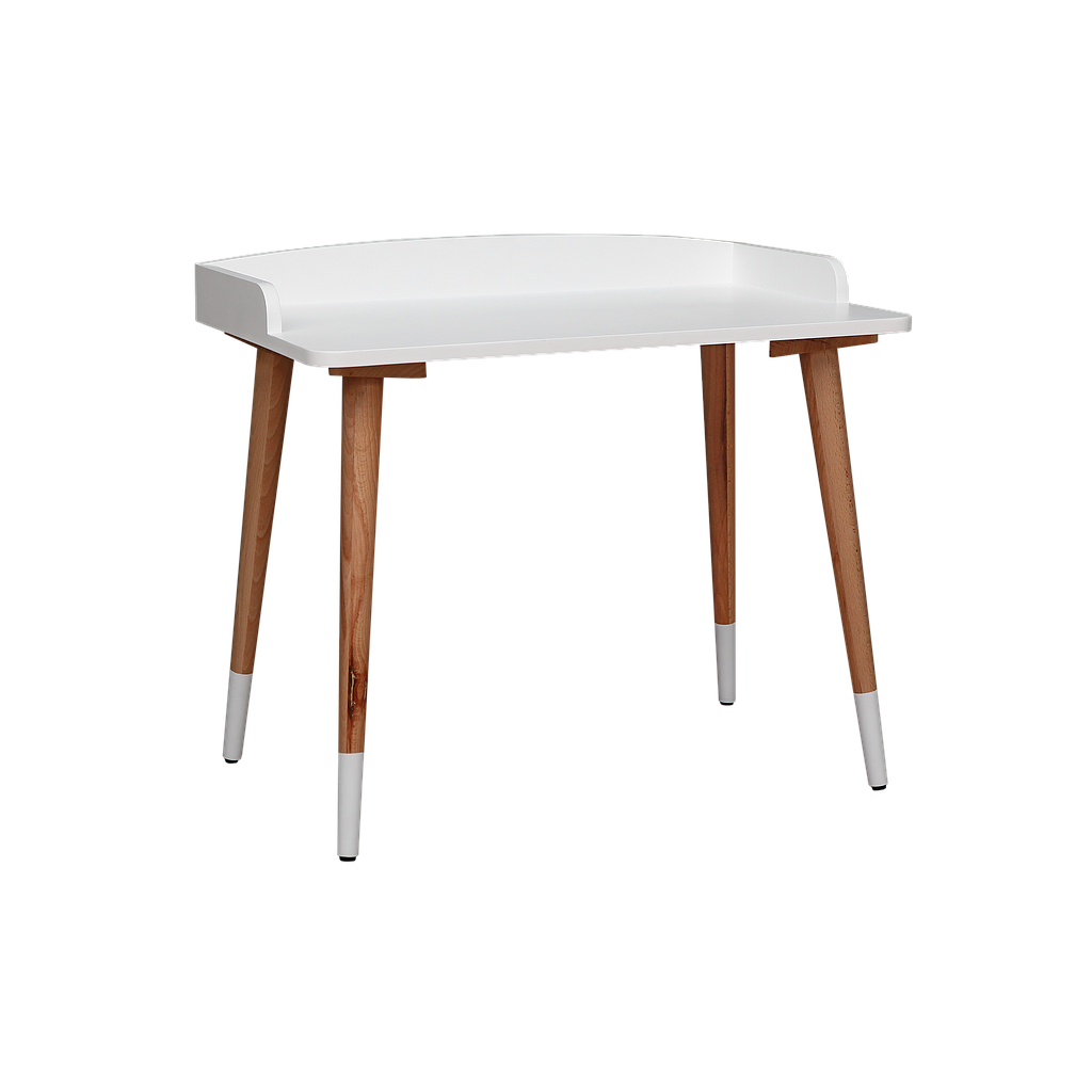 OCEANE - Kids Desk L65 x H50 - White and Natural beech