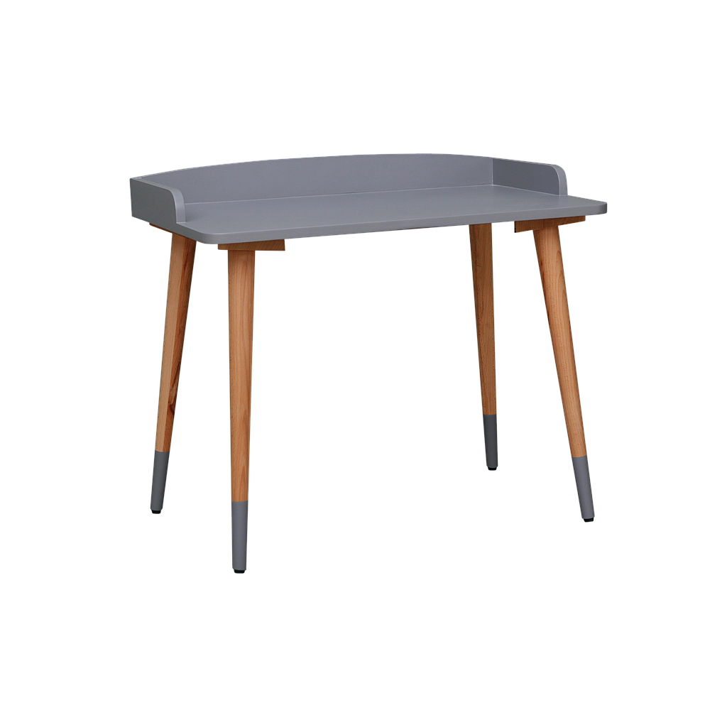 OCEANE - Kids Desk L65 x H57 - Pearl grey and Natural beech