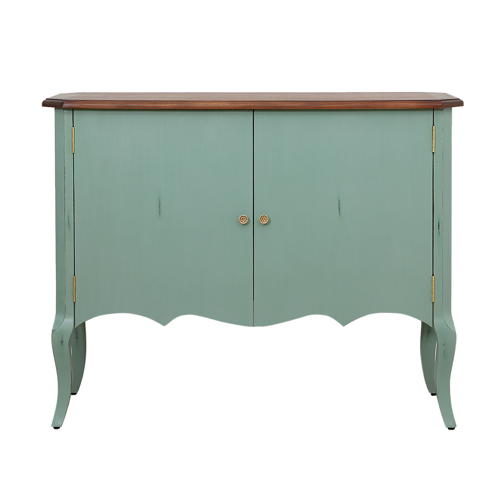 ELODIE - Sideboard L120 - Patina mint and Washed antic