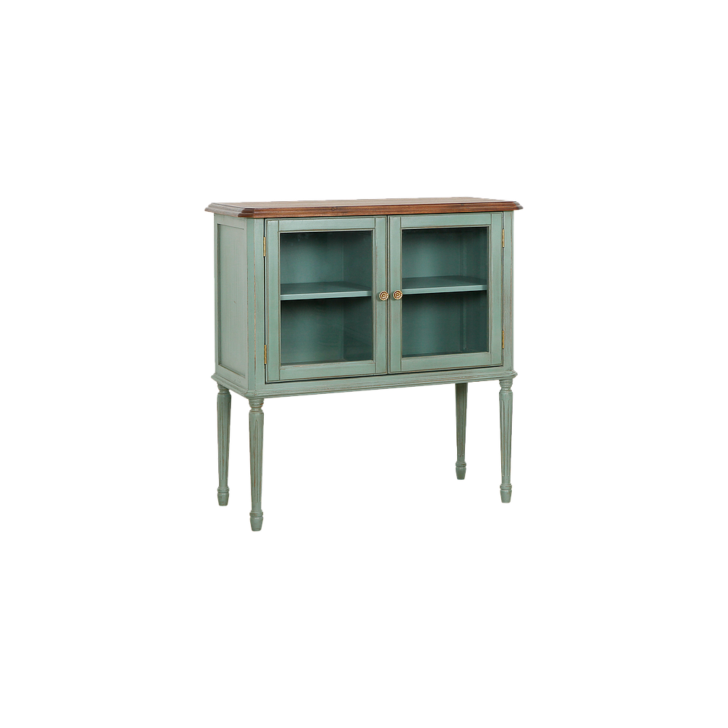 CHOISY - Sideboard L80 x H85 - Shabby mint and Washed antic