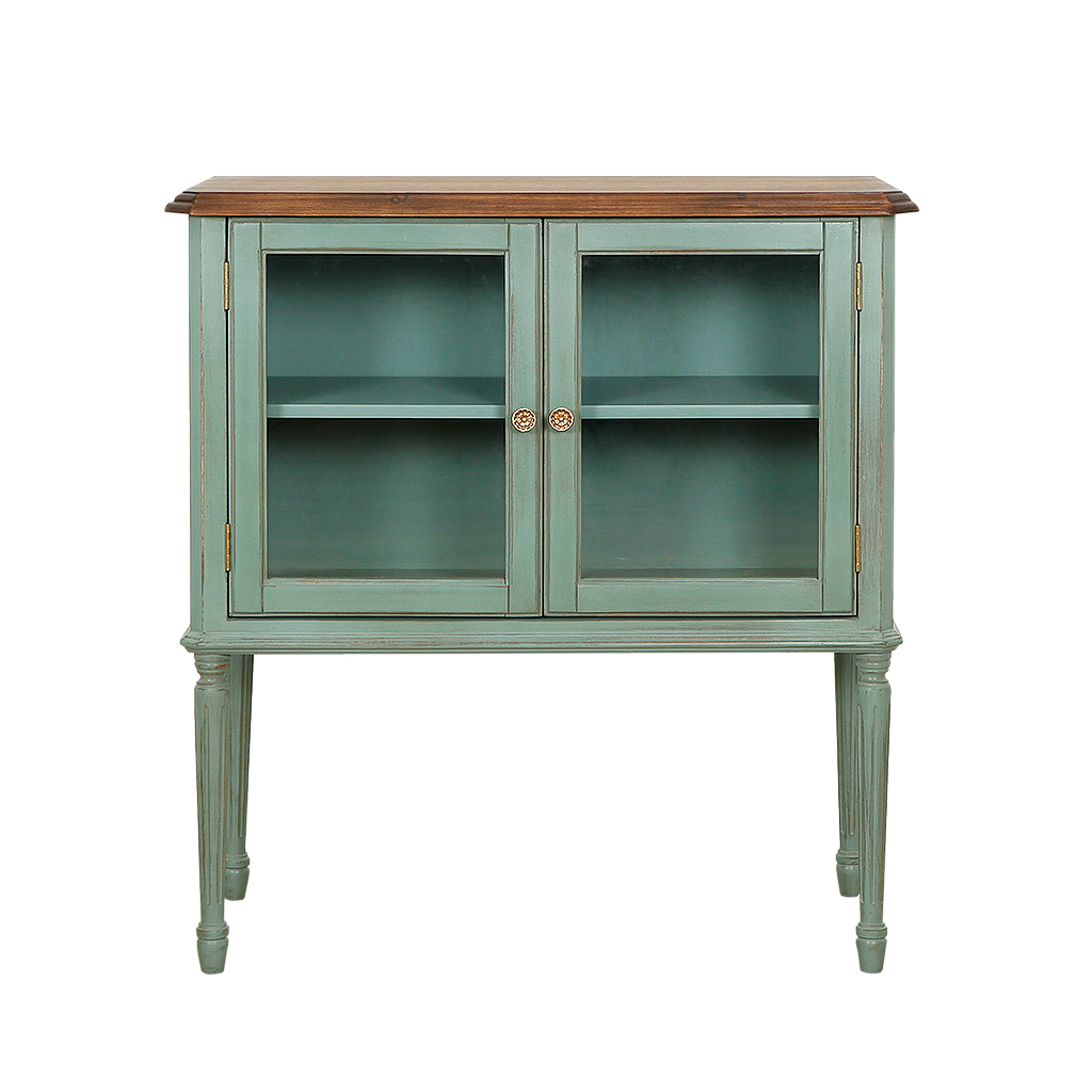 CHOISY - Sideboard L80 x H85 - Shabby mint and Washed antic