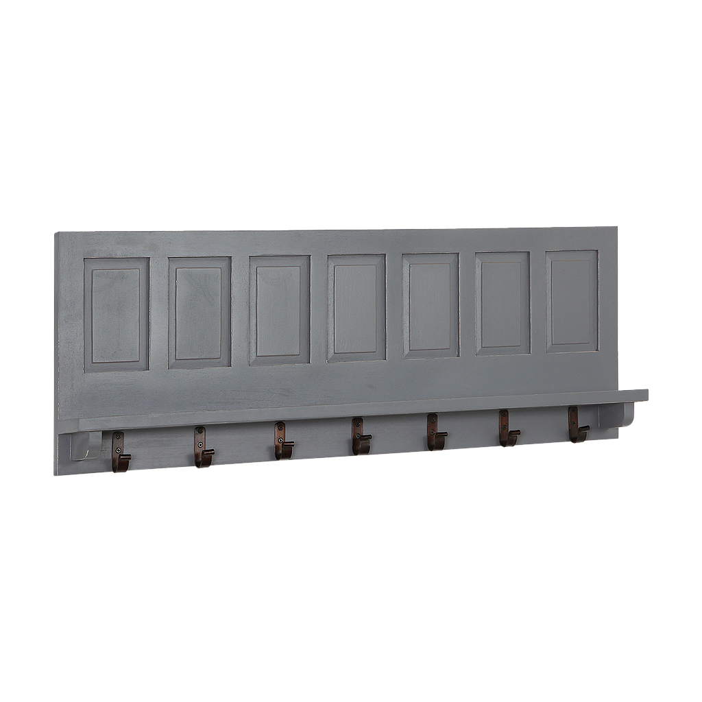 ALBERTINE - Coat rack L100 - Brocante pearl grey