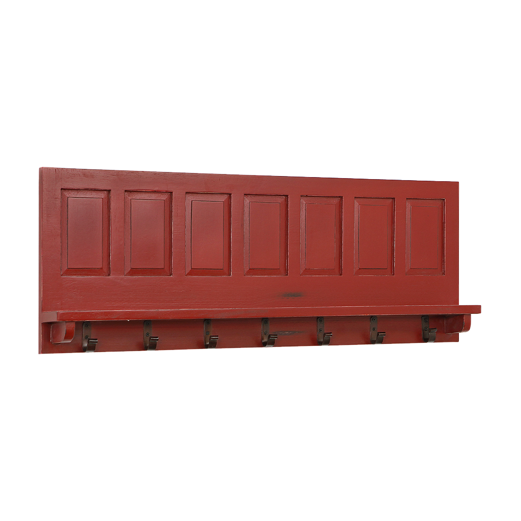 ALBERTINE - Coat rack L100 - Patina chinese red