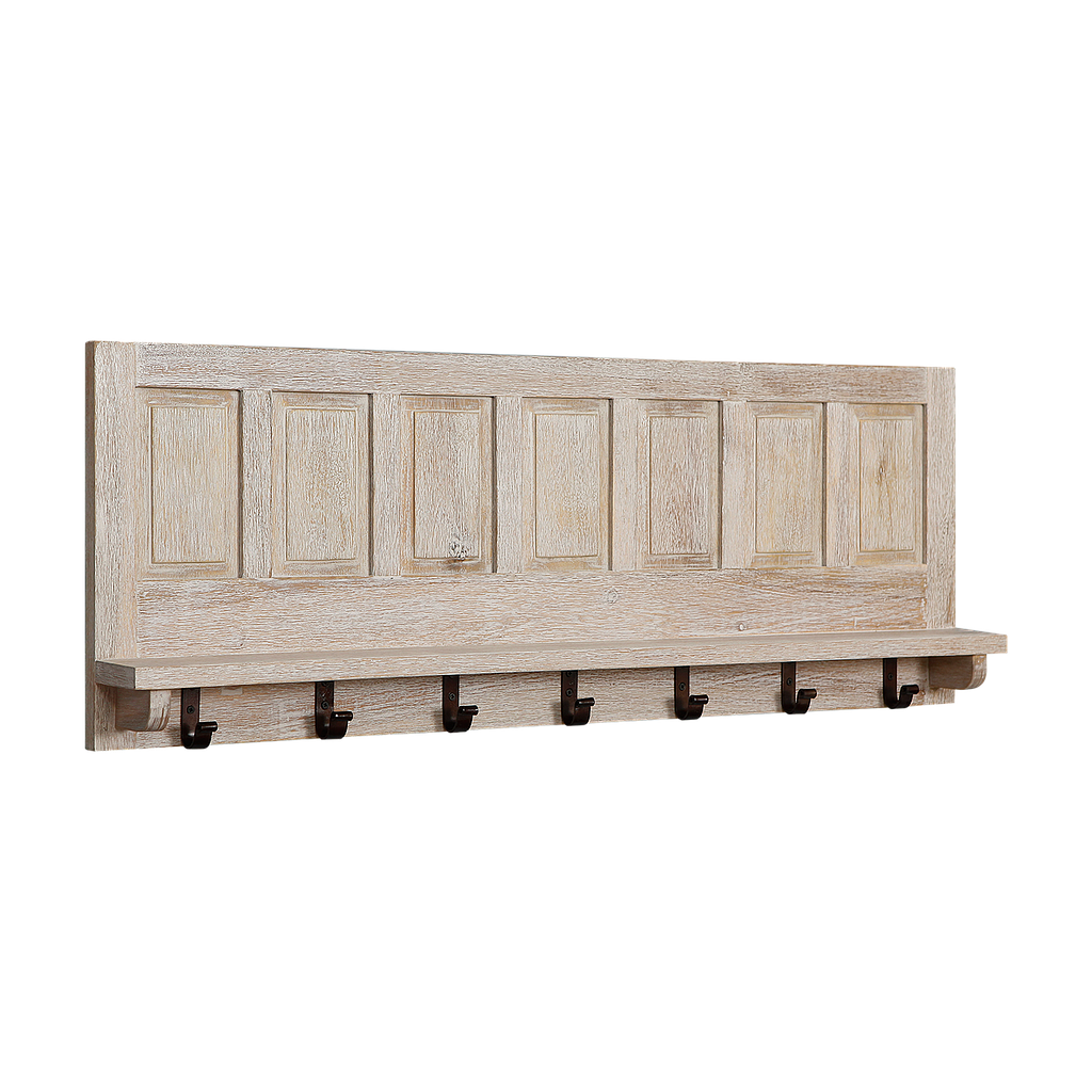 ALBERTINE - Coat rack L100 - Whitened acacia