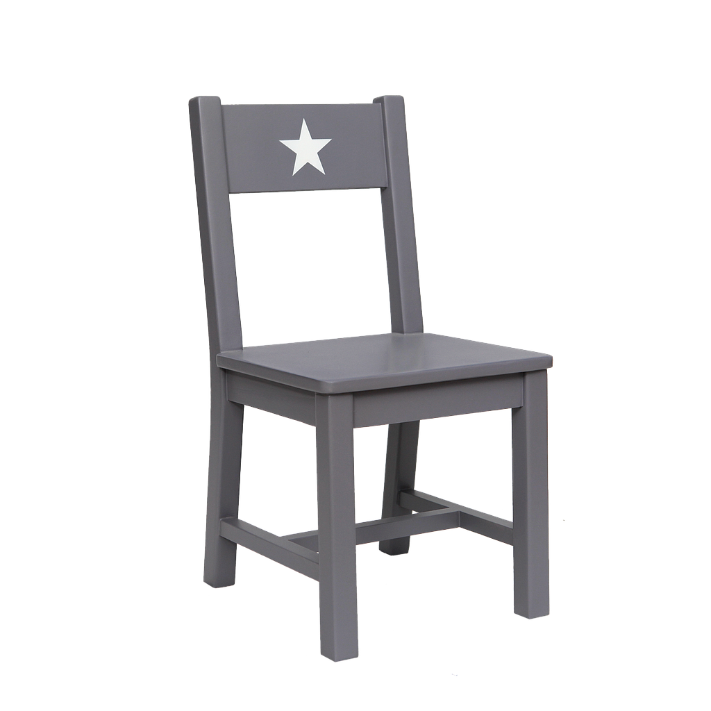 STAR - Kids Chair / Seat H30 - Pearl grey