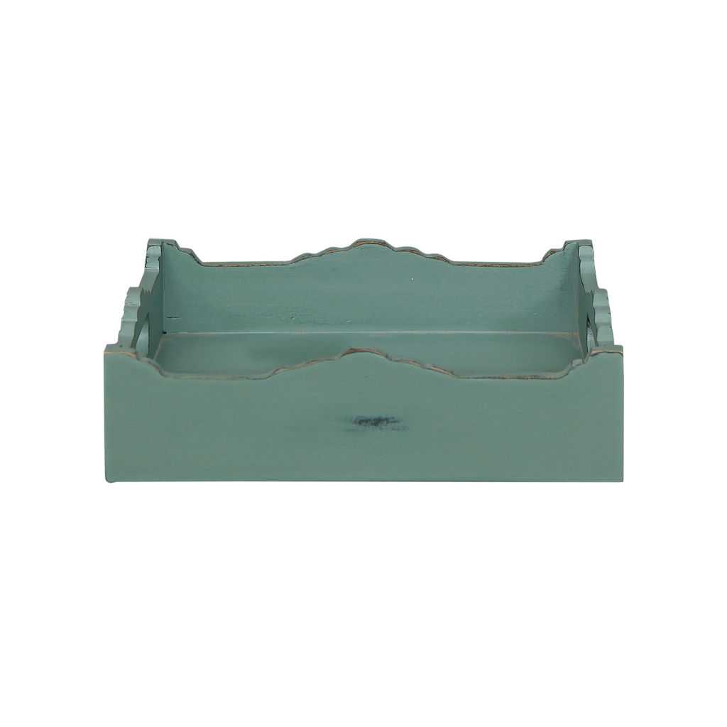 DEAUVILLE - Square Tray 29 x 29 - Patina mint