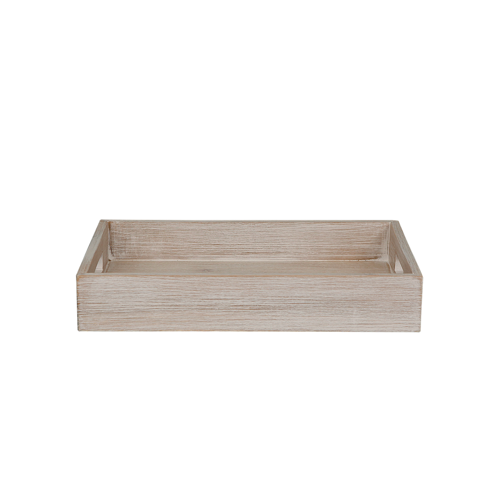 NASHVILLE - Rectangular Tray 35 x 25 - Whitened acacia