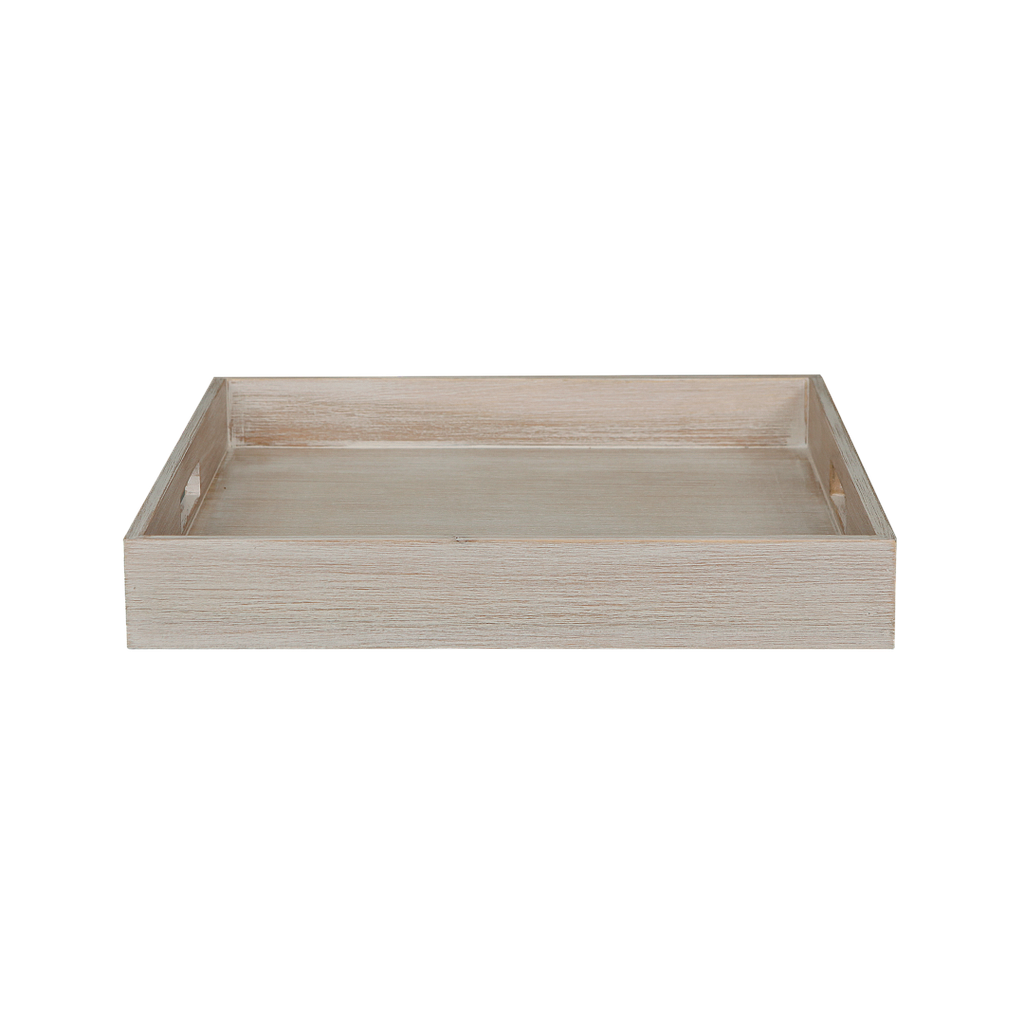 NASHVILLE - Square Tray 40 x 40 - Whitened acacia