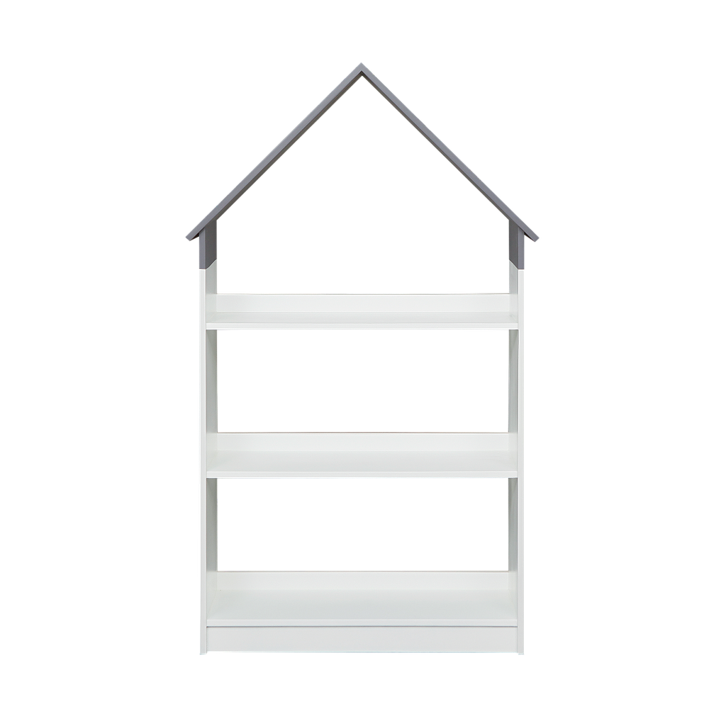 CABANE - Toddler Shelf L65 x H110 - White and Pearl grey