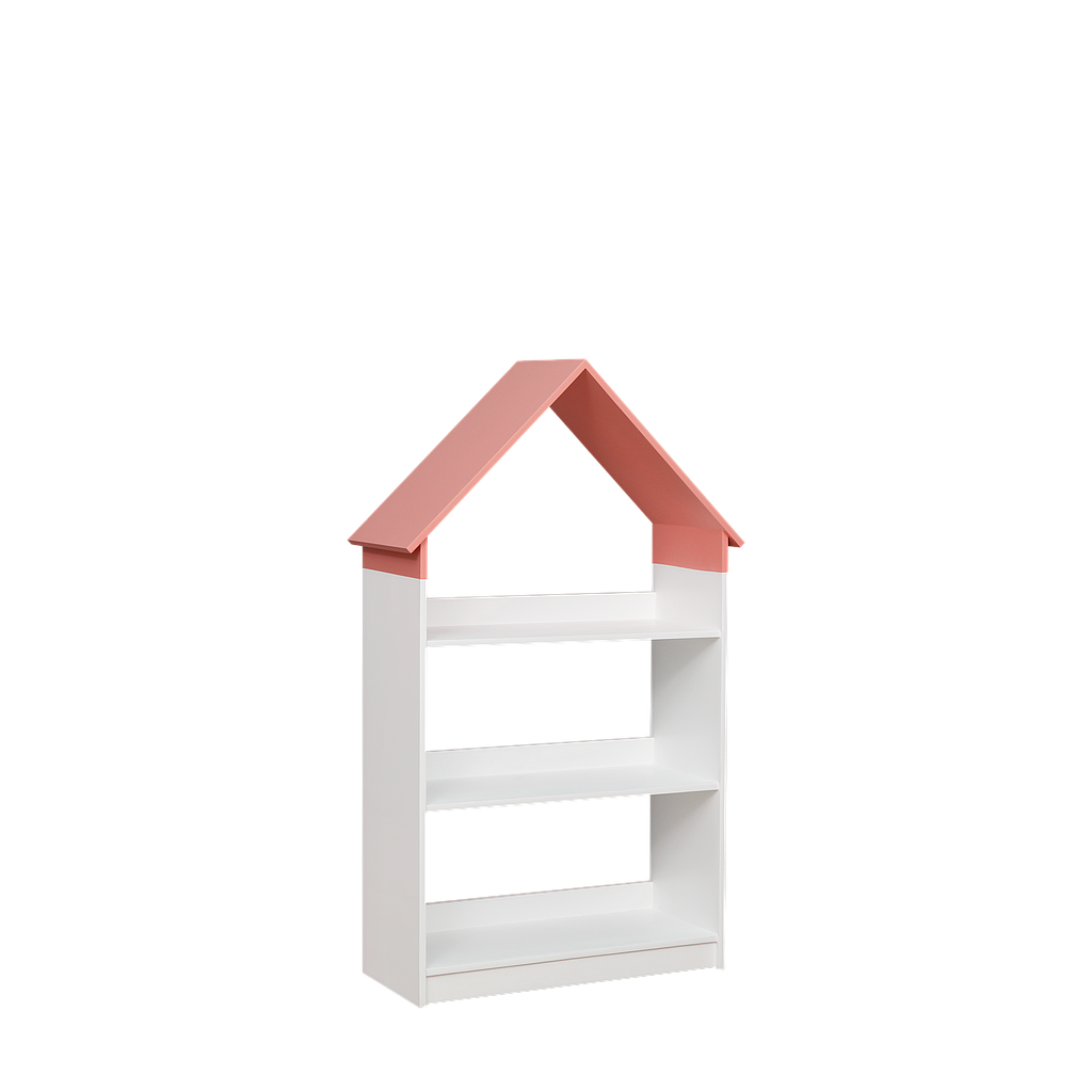 CABANE - Toddler Shelf L65 x H110 - White and Shell pink