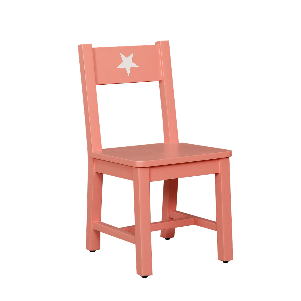 STAR - Kids Chair / Seat H30 - Shell pink