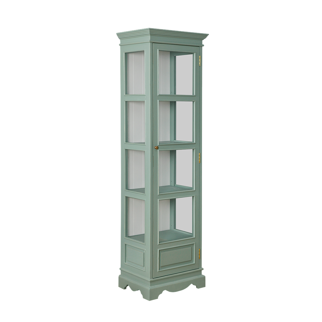 LILY - Display case L55xH190 - Brocante mint and white