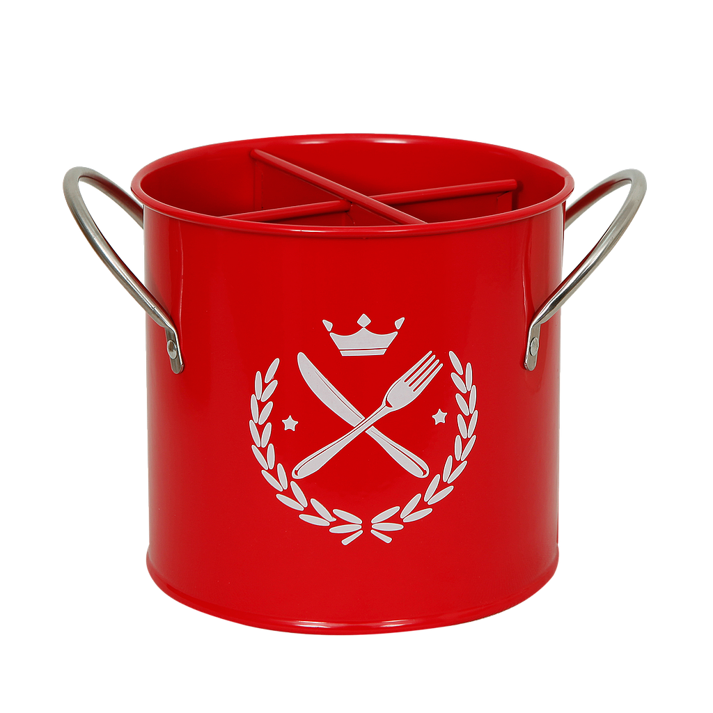 SPENCER - Cutlery metal can diam.15 - Multicolor