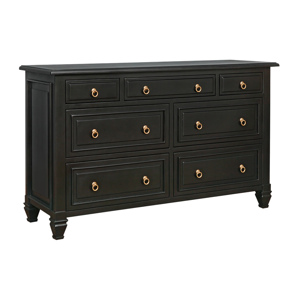 EDYN - Chest of drawers L140 x H85 - Black