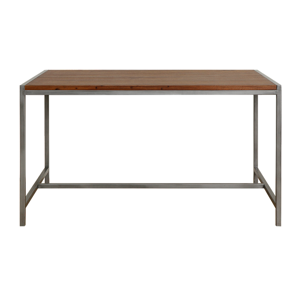 OSAKA - Dining table L130 x W80 - Vintage silver and Washed antic