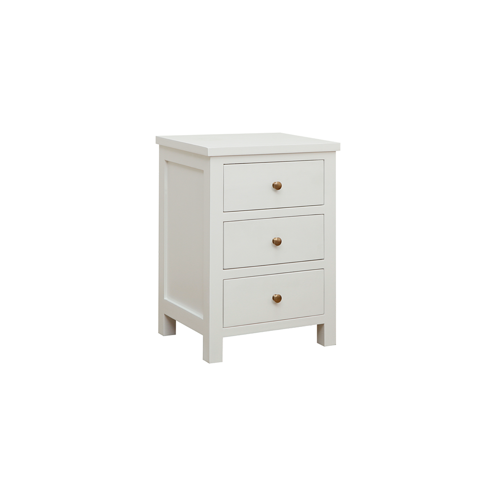 BAGARD - Bedside table H60 - Brushed white