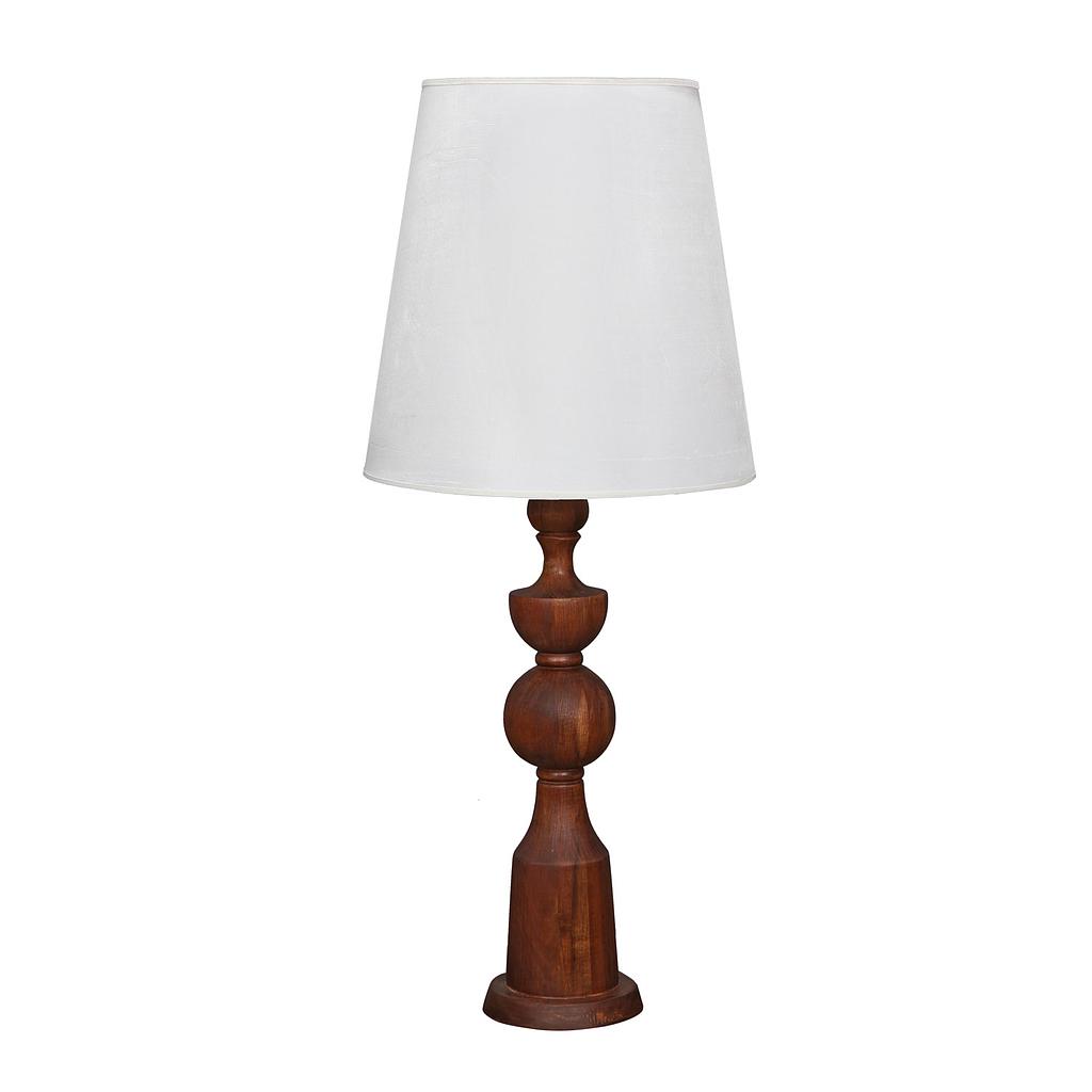 ALINE - Wooden lamp H71 - Washed antic
