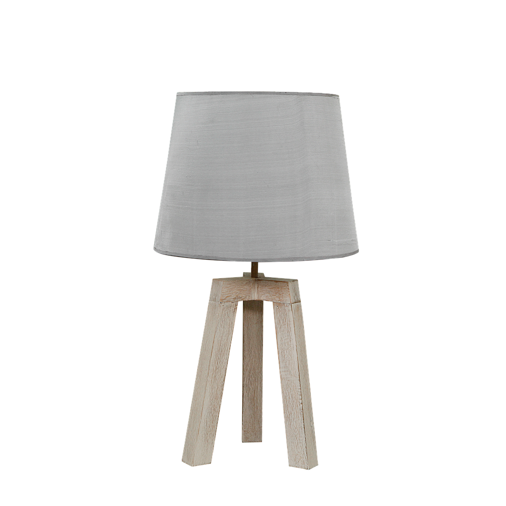 EMMY - Table lamp H46 - Whitened acacia