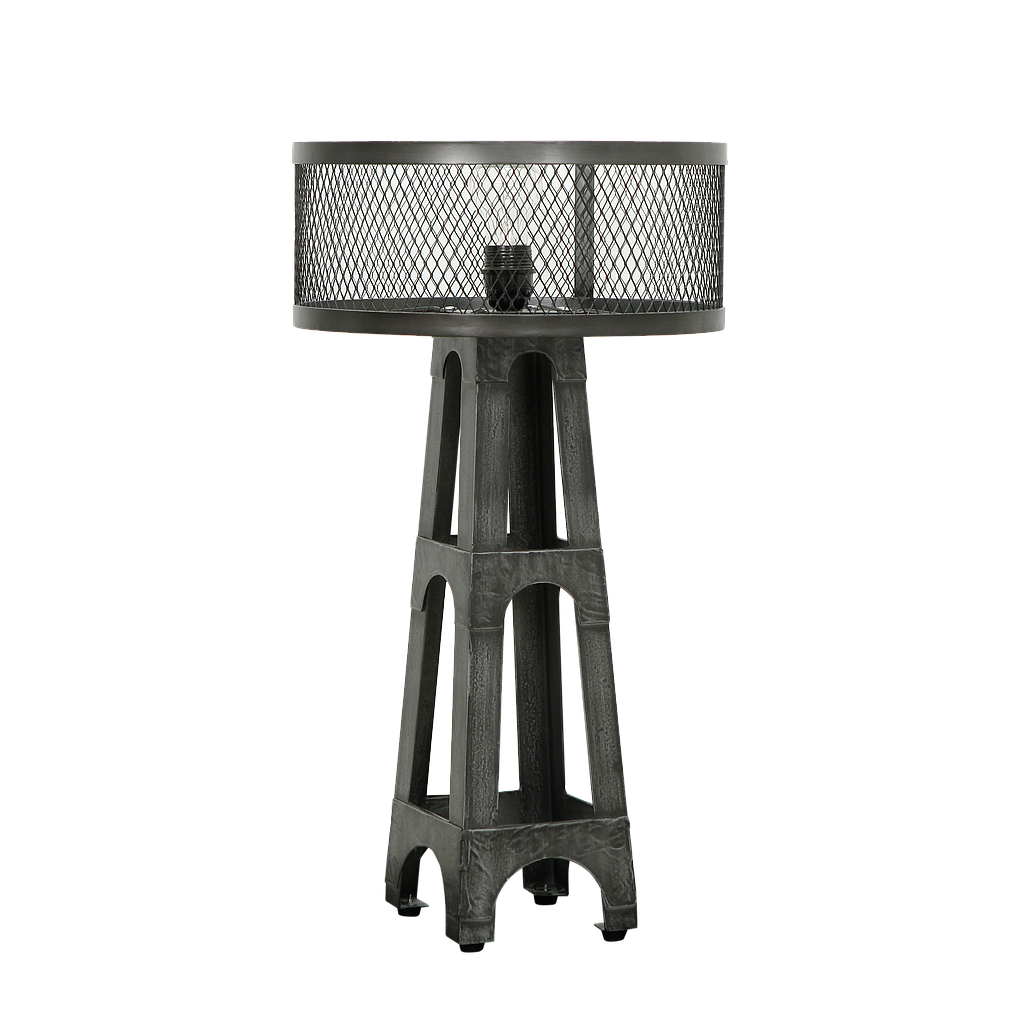 CHARLIE - Industrial metal lamp H67 - Vintage anthracite