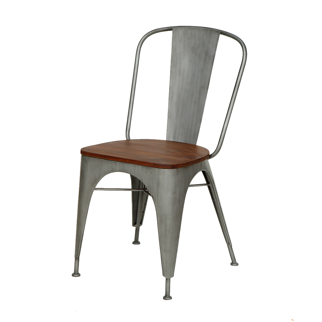 MEKA - Chair - Vintage silver and Washed antic