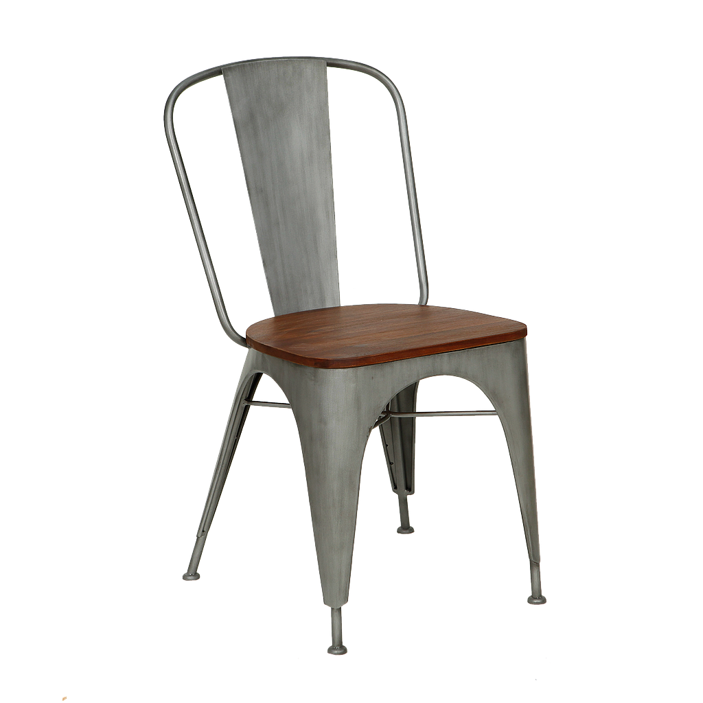MEKA - Chair - Vintage silver and Washed antic