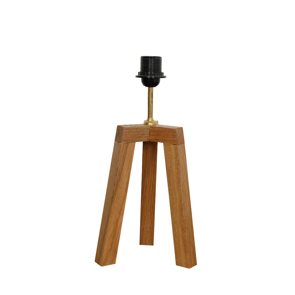 EMMY - Table lamp stand H25 - Natural oak