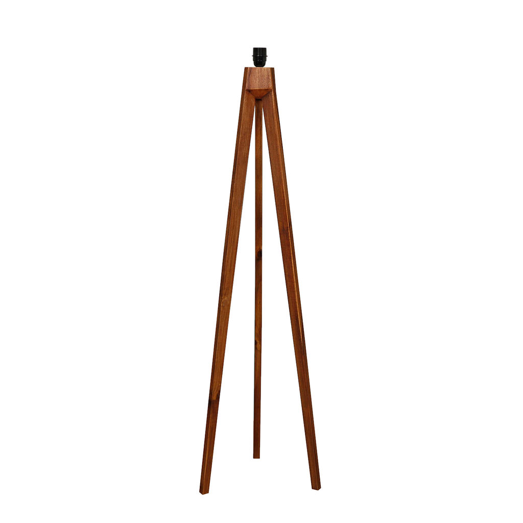 LOFOTEN - Wooden floor lamp stand H140 - Washed antic | Furniture ...