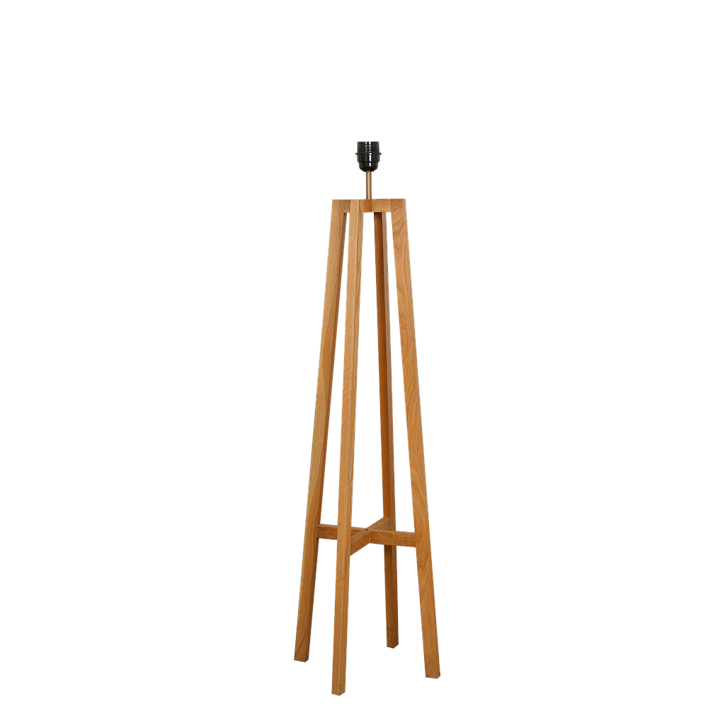 COPENHAGEN - Wooden floor lamp stand H135 - Natural OAK