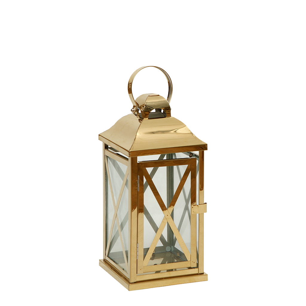 MONTEGO - Metal lantern H29 - Gold