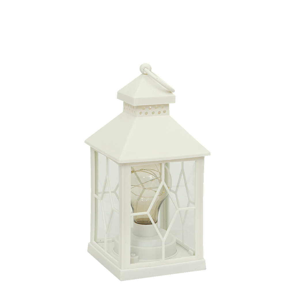 PORT-LOUIS - Lantern with LED light H23 - White