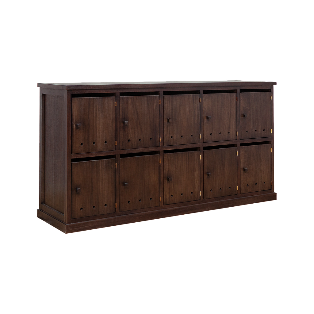 NAMUR - Shoe cabinet L158 x H85 - Mokka