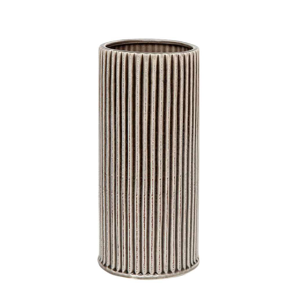 NAO - Ceramic vase Diam.12 x H26 - Multicolor