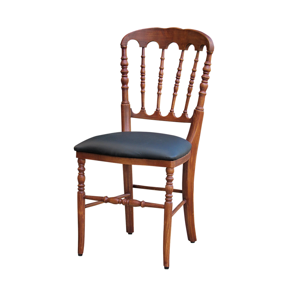 NAPOLEON - Chair - Washed antic and black cover
