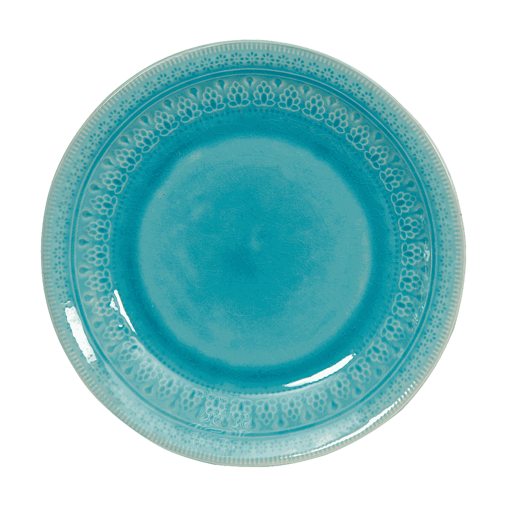 BELLA - Dinner plate Diam.26 - Lagoon blue