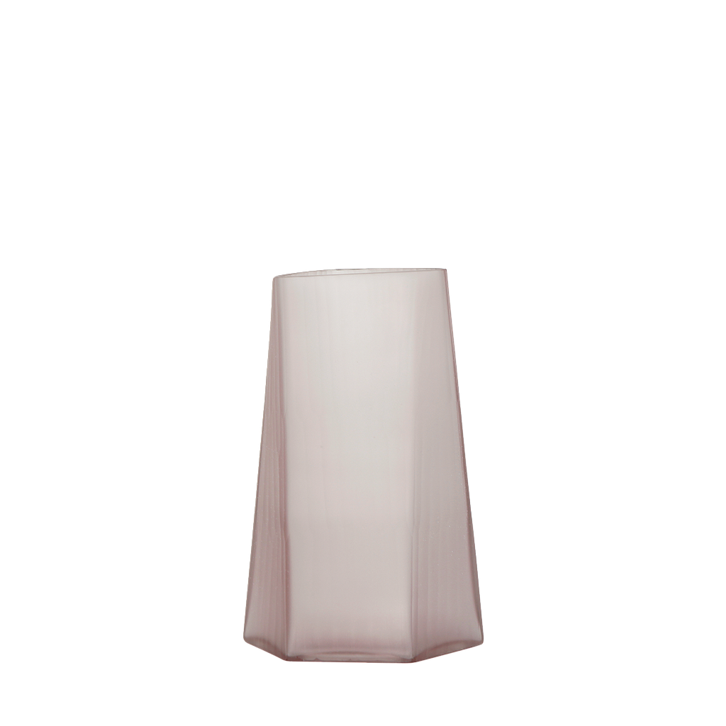 ADONIS - Glass vase H20 - Pink