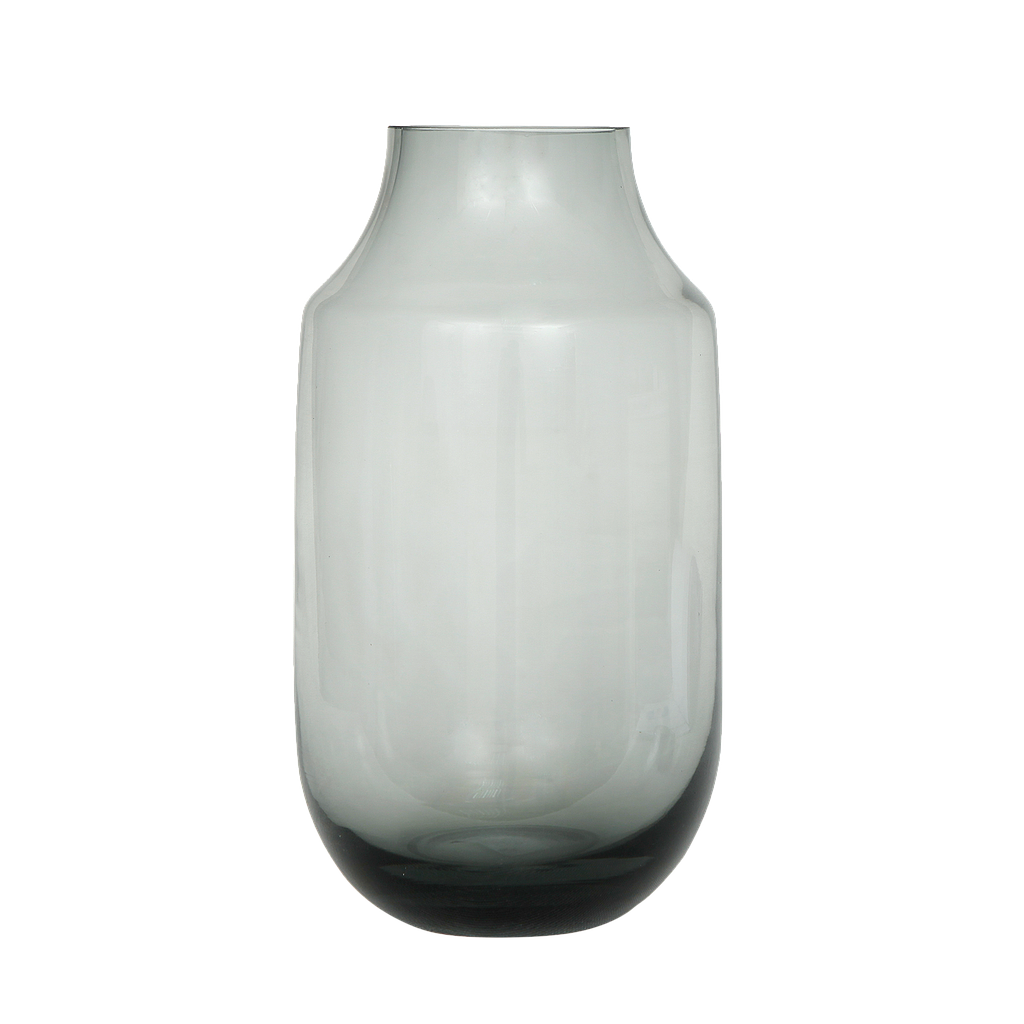 AJONC - Glass vase H29 - Grey