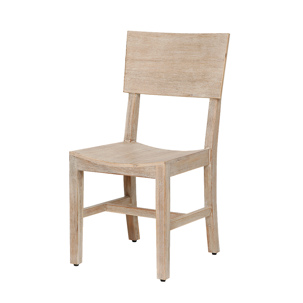 TERNI - Chair - Whitened acacia