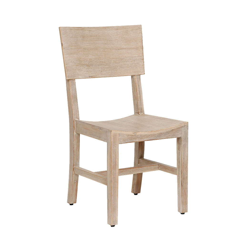 TERNI - Chair - Whitened acacia
