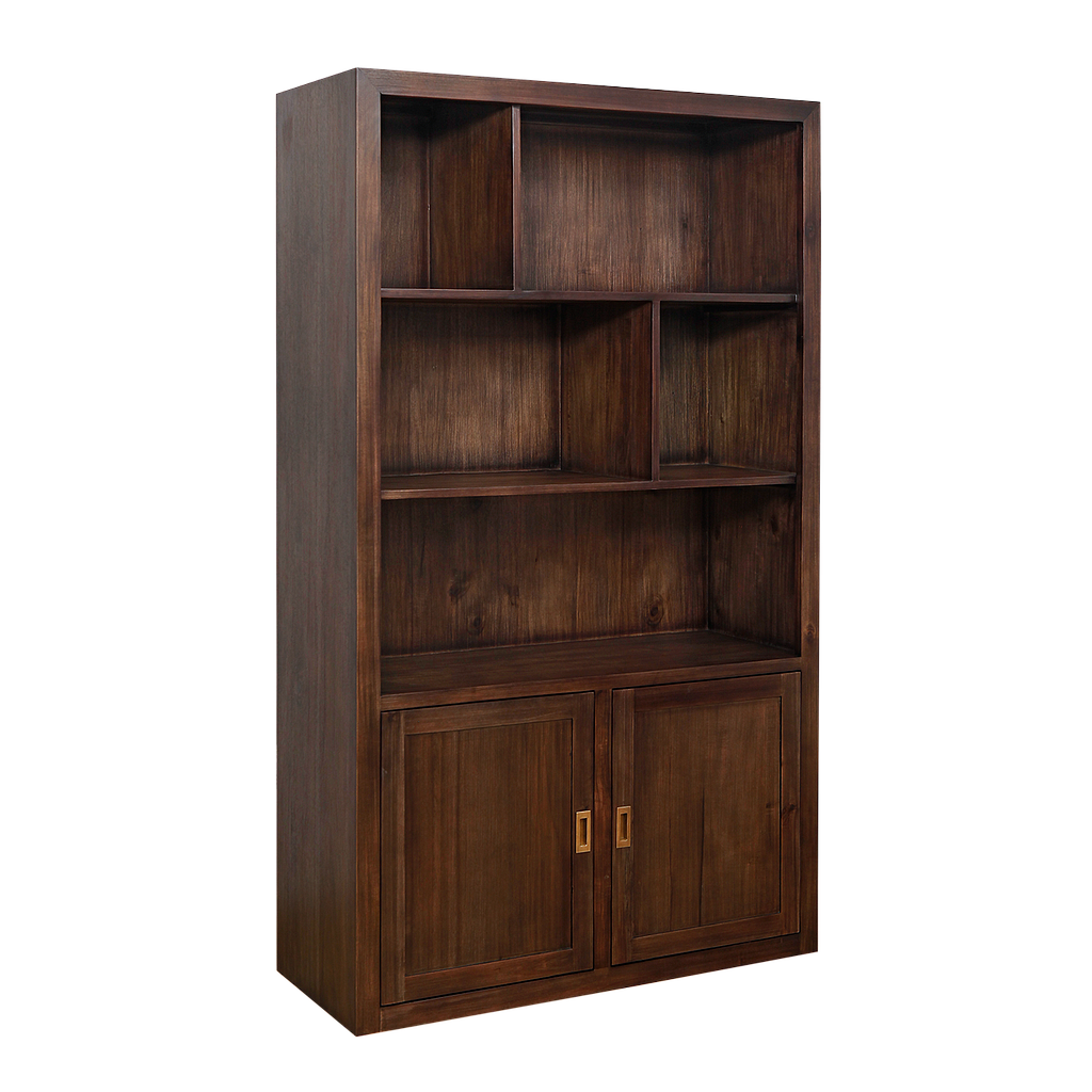 ATELIER - Bookcase L110 x H190 - Mokka