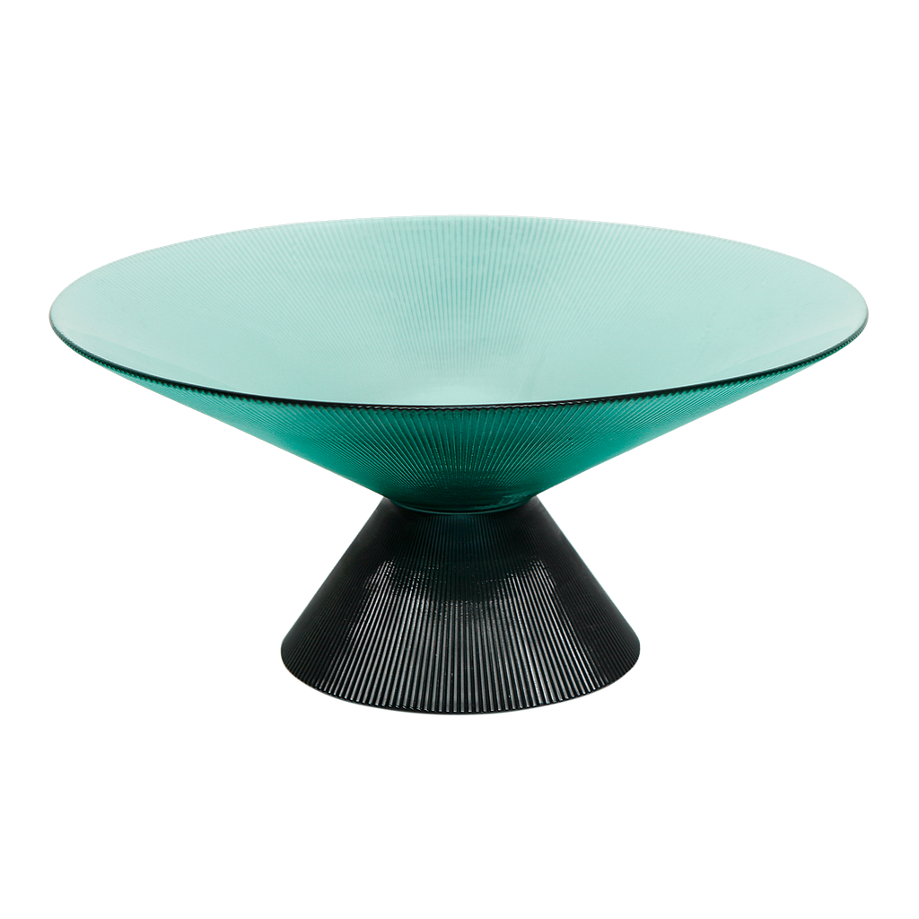 MITAN - Glass fruit bowl Diam.35 - Multicolor