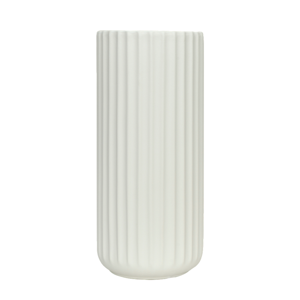 JASMIN - Ceramic vase H32 - Cream