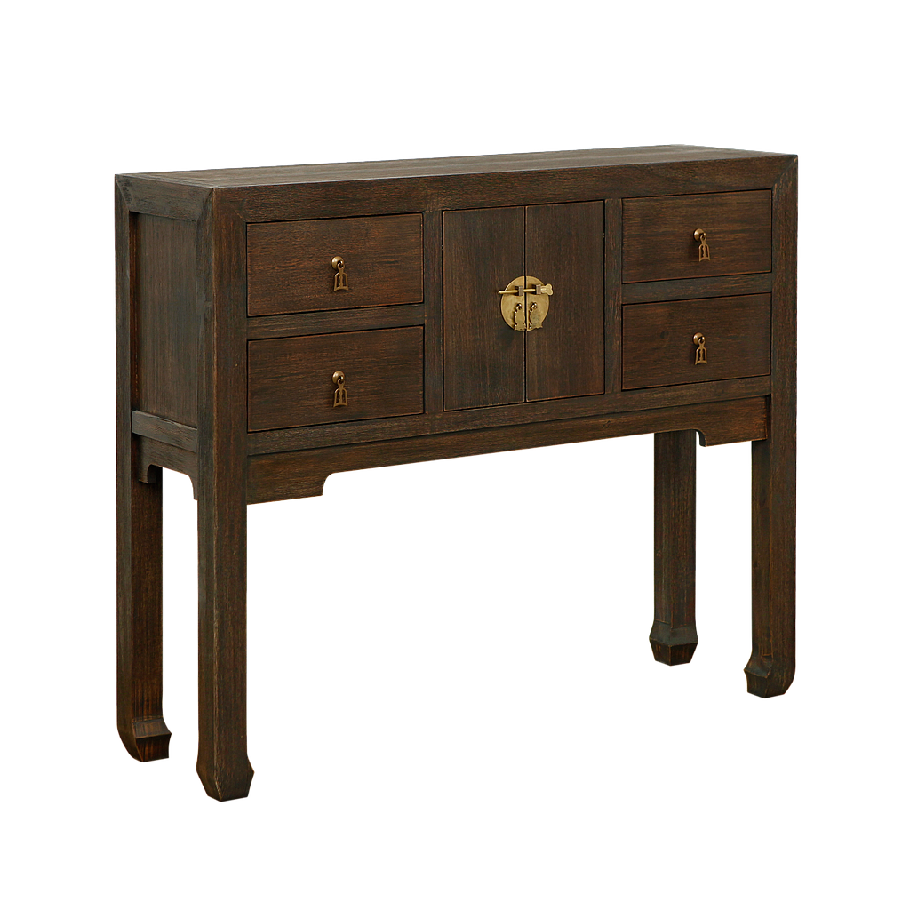 XIAN - Console table L100 - Weathered acacia