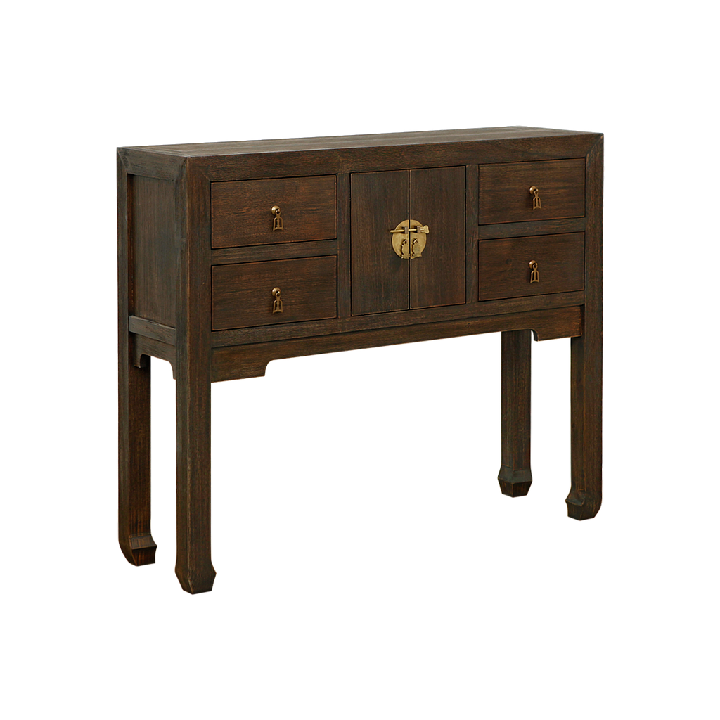 XIAN - Console table L100 - Weathered acacia