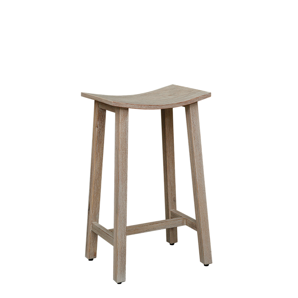 LOAN - Stool H65 - Whitened acacia