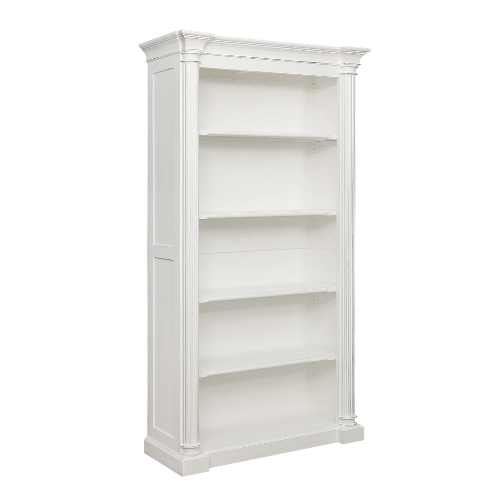 VERONE - Bookcase L110 x H200 - Brocante white