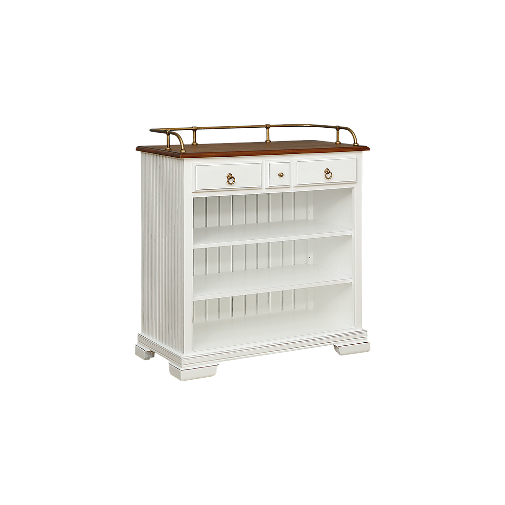 ISOLA - Kitchen unit L84 - Brocante white and Washed antic