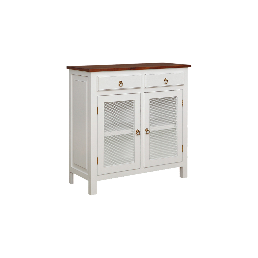 ALEX - Sideboard L90 - Brocante white and washed antic