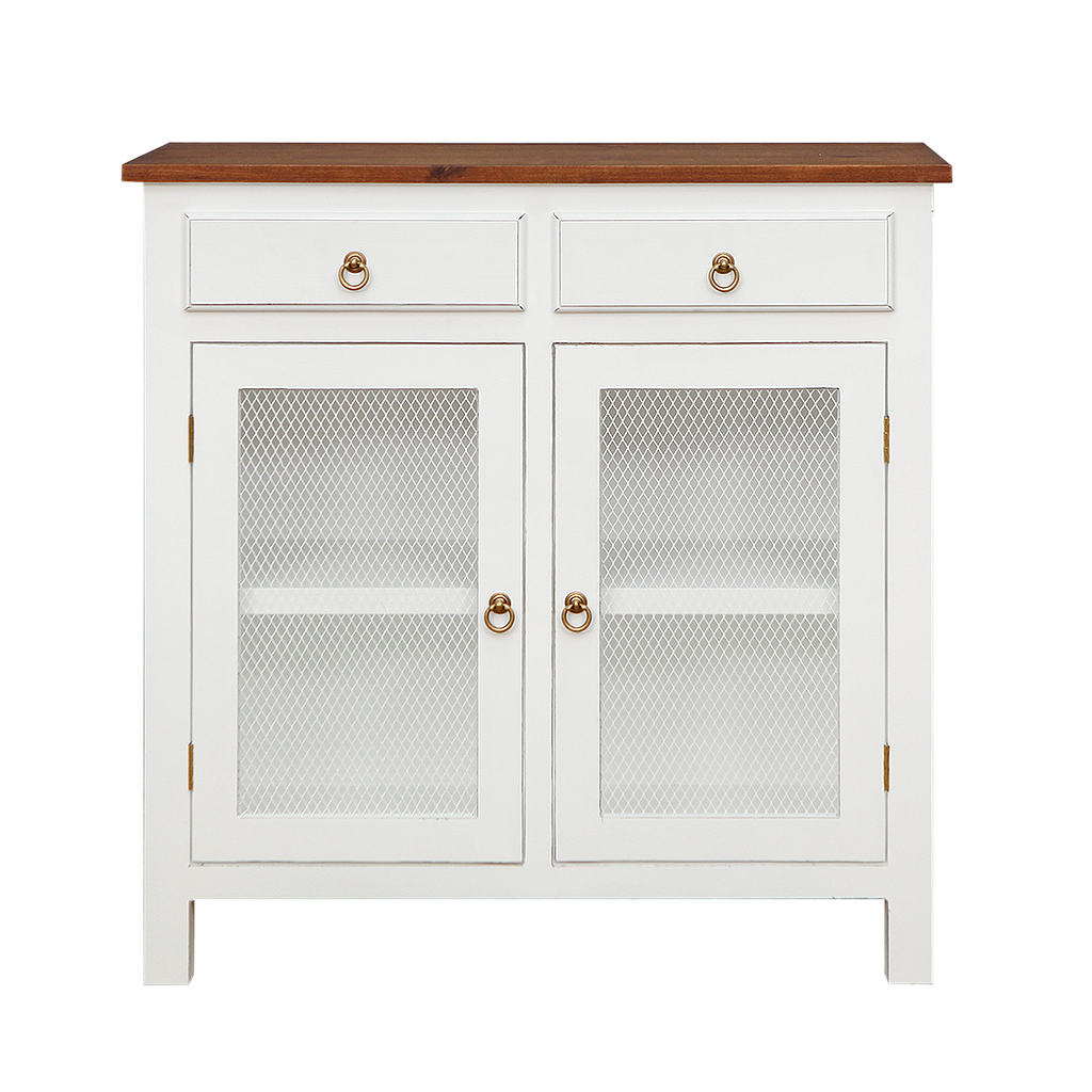 ALEX - Sideboard L90 - Brocante white and washed antic